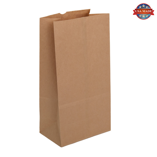 20# Kraft Paper Grocery Bags, Case of 500