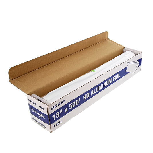 18" x 500' HD 20 Aluminum Roll in box roll not started