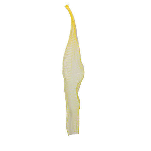 24" Yellow Plastic Mesh Bag