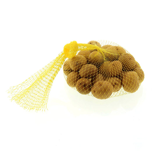 Potatoes in 24" Yellow Plastic Mesh Bag