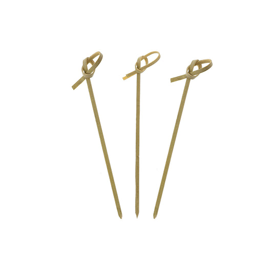 4" Bamboo Knot Picks
