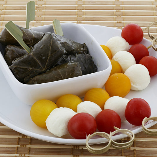 3.5" Bamboo Display Picks Inserted in Appetizers