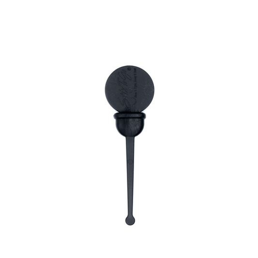 Compostable Circle Hot Beverage Plug, Black, Case of 1600
