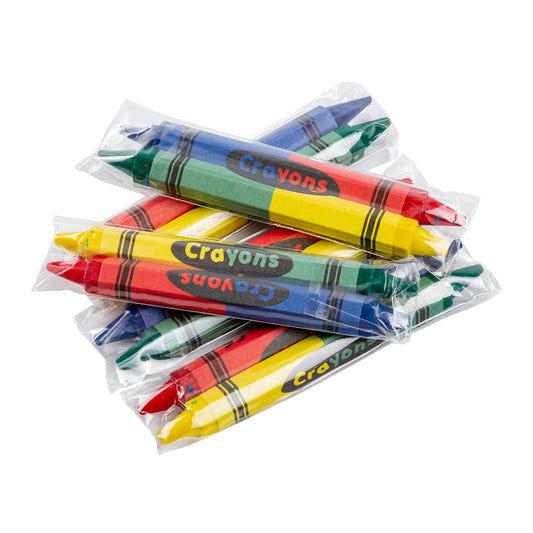 4-Color Double End Honeycomb Crayons