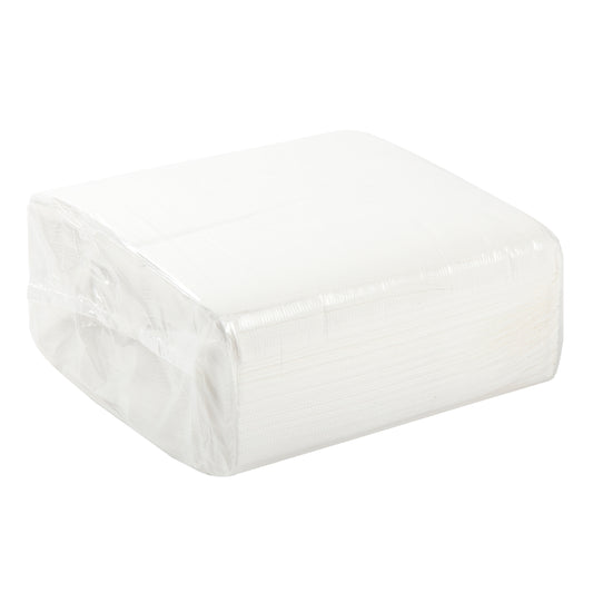 Sleeve of 16.5" x 16.5" 3 Ply White Dinner Napkins