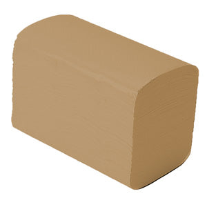 7.8" x 6.25" 2 Ply Kraft Interfold Embossed Napkins