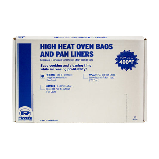Medium Pan High Heat Oven Bag, Package of 100