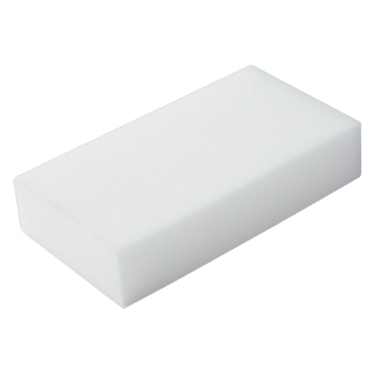 White 4.6" x 2.5" x 1" Individually Wrapped Wipe Out Sponge