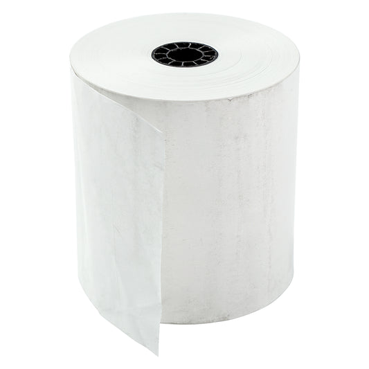 1 roll of 3-1/8" x 273' white thermal paper rolls