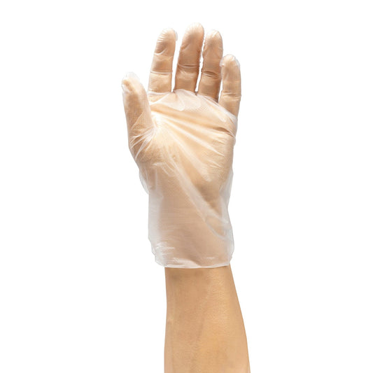 AmerCareRoyal Back of the House/Gloves/Poly Gloves Powder-Free Awear Eco-Friendly Hybrid 2.0 Gloves, Case of 1,000