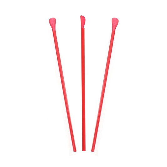 CiboWares.com Take-Out/Dine-In/Disposable Beverage Supplies/Straws 10.25" Individually Wrapped Jumbo Spoon Straws, Case of 5,400