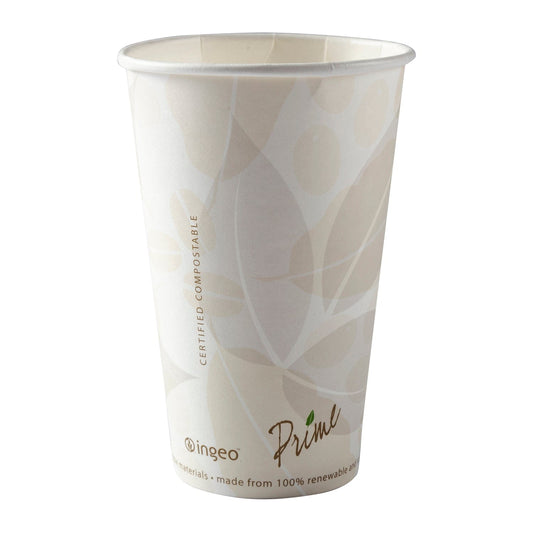 CiboWares.com Take-Out/Dine-In/Disposable Beverage Supplies 16 oz. Hot Coffee Cups Lined with PLA, Case of 1,000