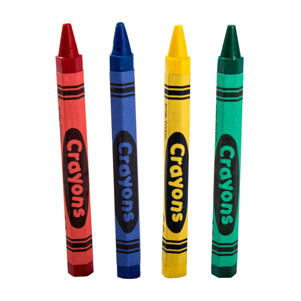 AmerCareRoyal Take-Out/Dine-In/Kids Products/Crayons 4-Color Pack Honeycomb Cello Wrapped Crayons, Case of 500