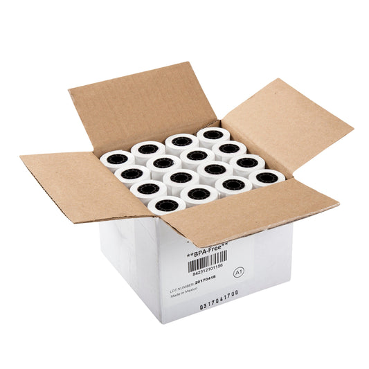AmerCareRoyal POS Supplies/Thermal Register Rolls 2.25" x 40' White 7/16" ID Core Thermal Rolls, Case of 32
