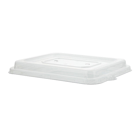 CiboWares.com Take-Out/Dine-In/Take Out Packaging/Take Out Food Boxes 7" x 9" PET Lid for Tan Tubs, Case of 200