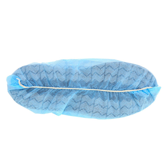 CiboWares.com Janitorial, Safety & Industrial/Protective Wear/Shoe Covers Large Blue Poly Pro Non-Skid Shoe Covers with White Tread, Pack of 150 Pair