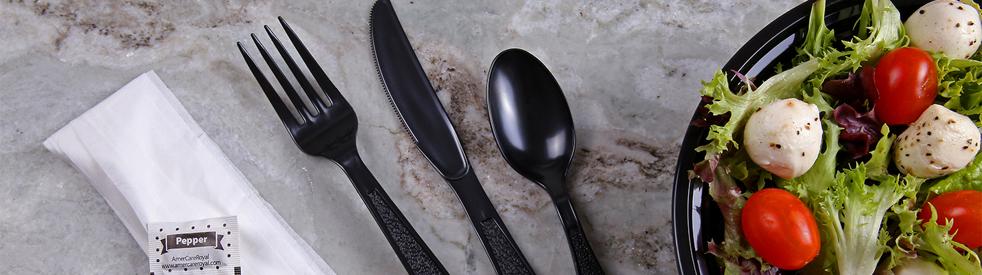 Medium Plus Weight Plastic Cutlery Kits