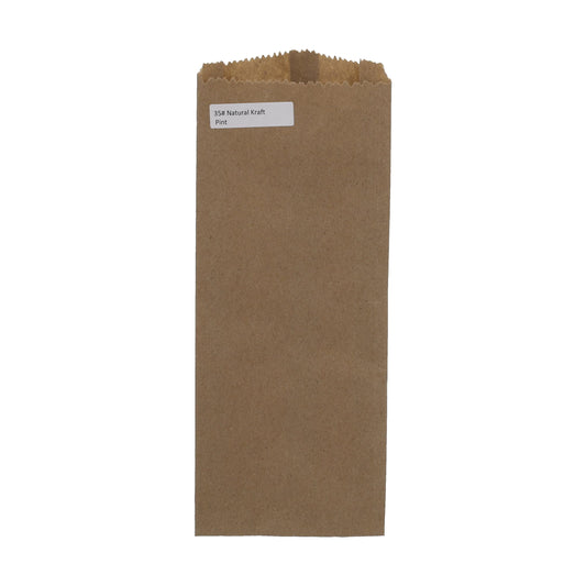 Pint Kraft Liquor Bags, Case of 500