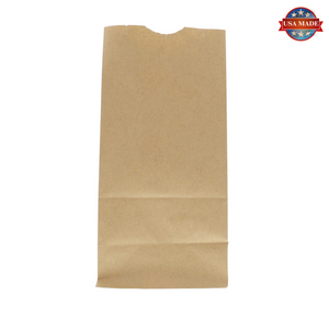 4# Kraft Paper Grocery Bags, Case of 500