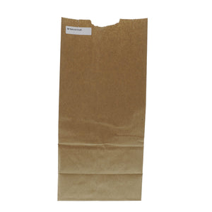 8# Kraft Paper Grocery Bags, Case of 500