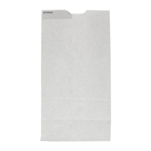 2# White Paper Grocery Bags, Case of 500
