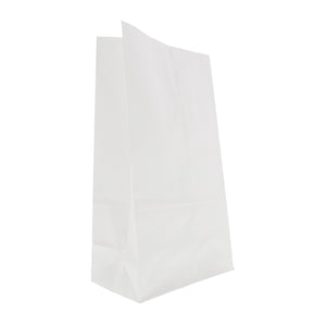 6# White Paper Grocery Bags, Case of 500