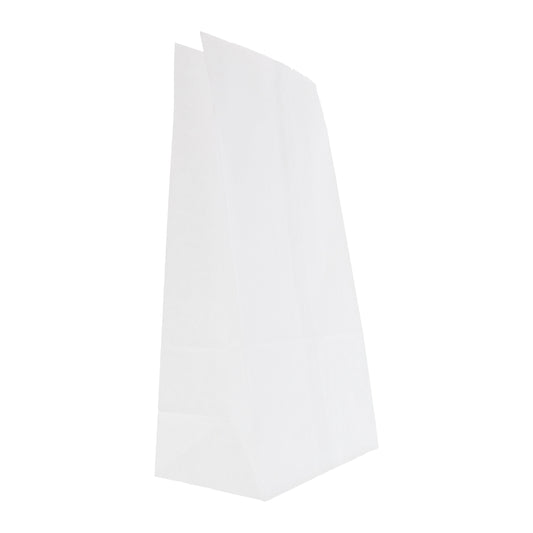 12# White Paper Grocery Bags, Case of 500