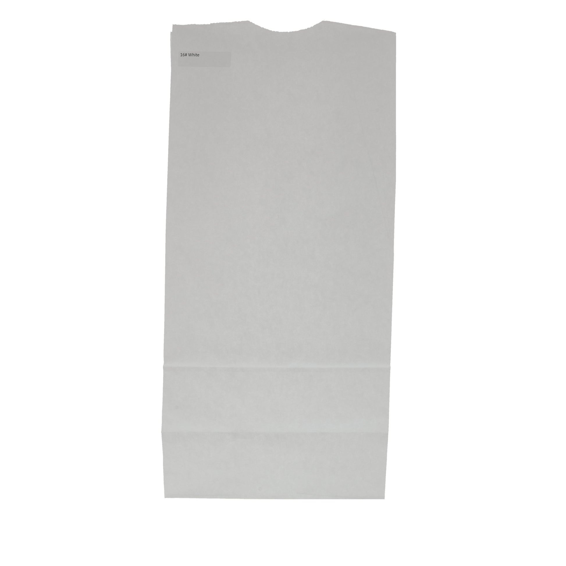 16# White Paper Grocery Bags, Case of 500