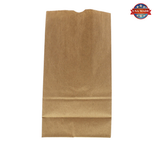 6# Kraft Paper Grocery Bags, Case of 500