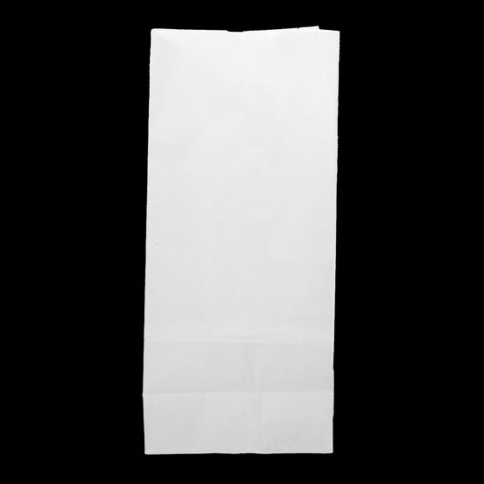 25# White Paper Grocery Bags, Case of 500