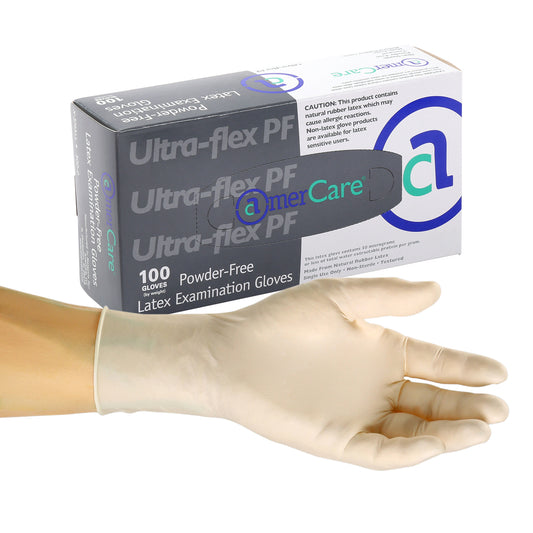 Glove, Exam Grade, Ultra Flex Latex, PF, X-Small