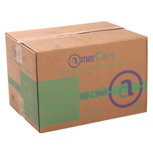 Glove, Exam Grade, Sensi-Flex Vinyl, PF, Small in closed cased.