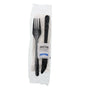 5 Piece Kit Black Medium Heavy Fork-Knife-13