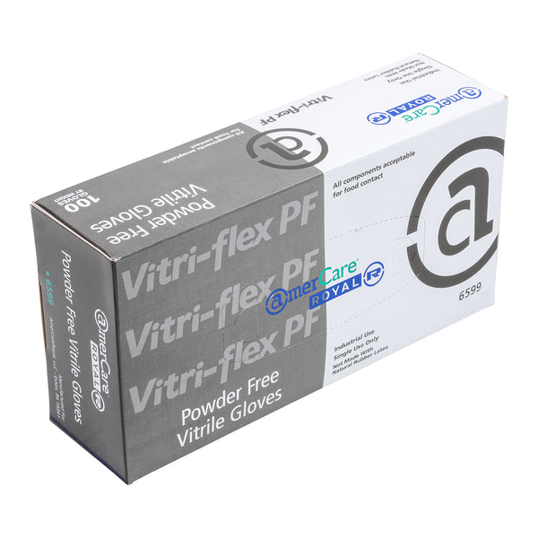 Powder-Free Vitrile Vitri-Flex Black Gloves