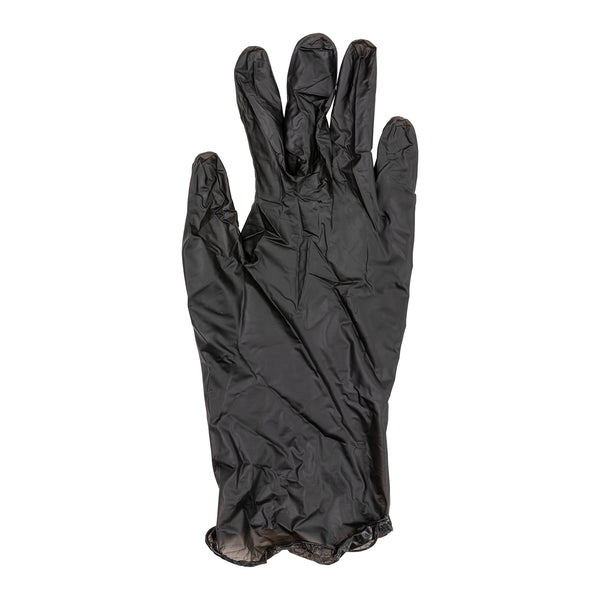 Medium Powder-Free Vitrile Vitri-Flex Black Gloves