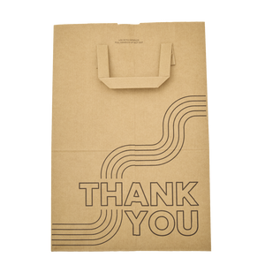 1/6 Eco Handle 70# Kraft Grocery Bags