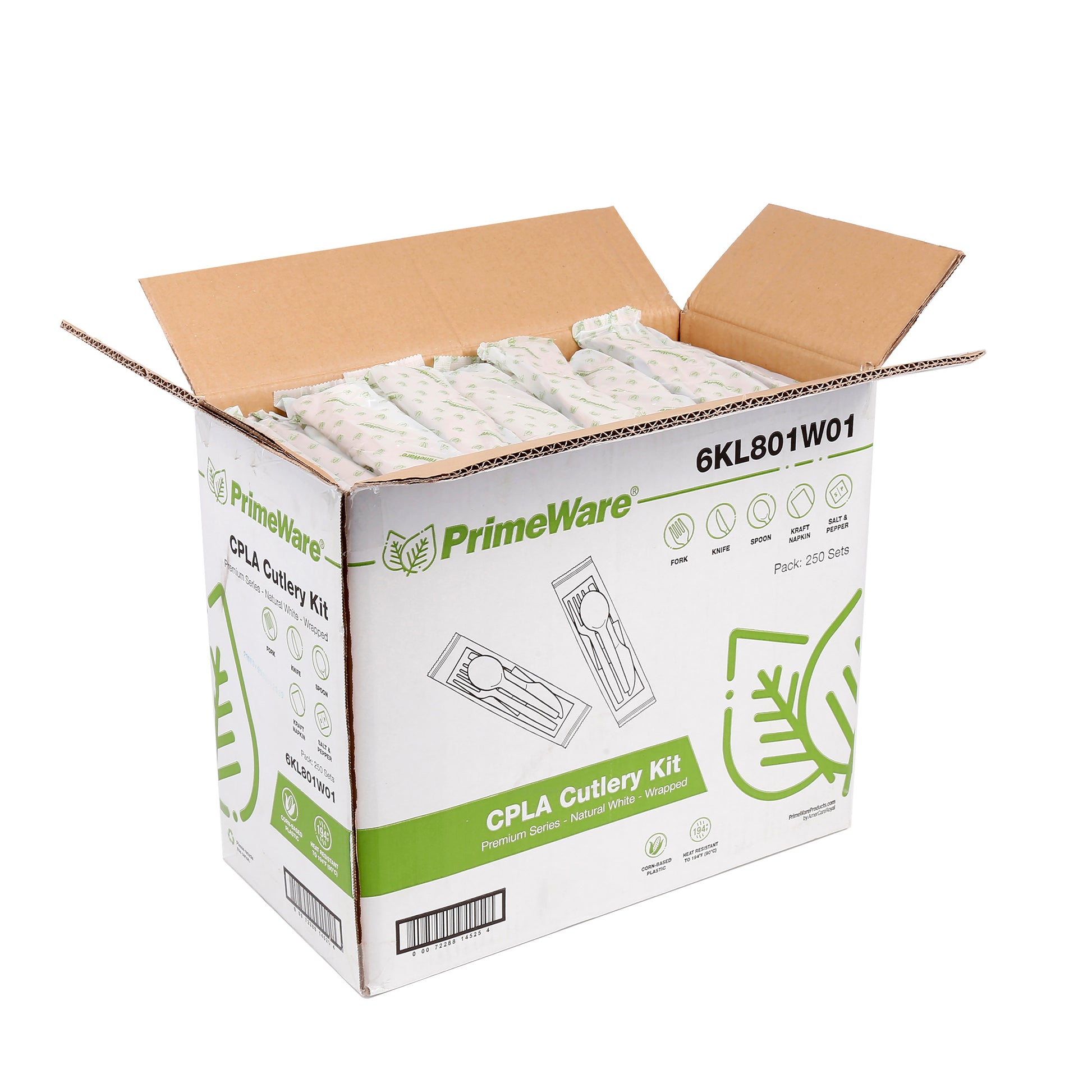 open case of White Heavy CPLA Meal Kits