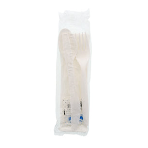 6 Piece Kit White Medium Plus Weight Fork-Teaspoon-Knife-12