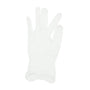 Sentinel Vinyl Gloves, Powdered, X-Large laying flat.