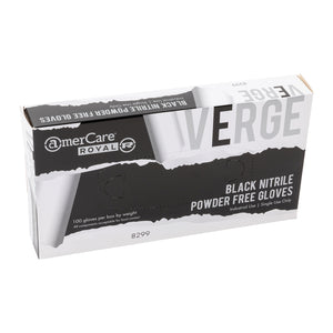Powder-Free Black Nitrile Verge Gloves