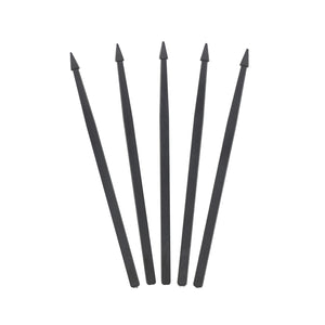 Premium Black Plastic Arrow Picks