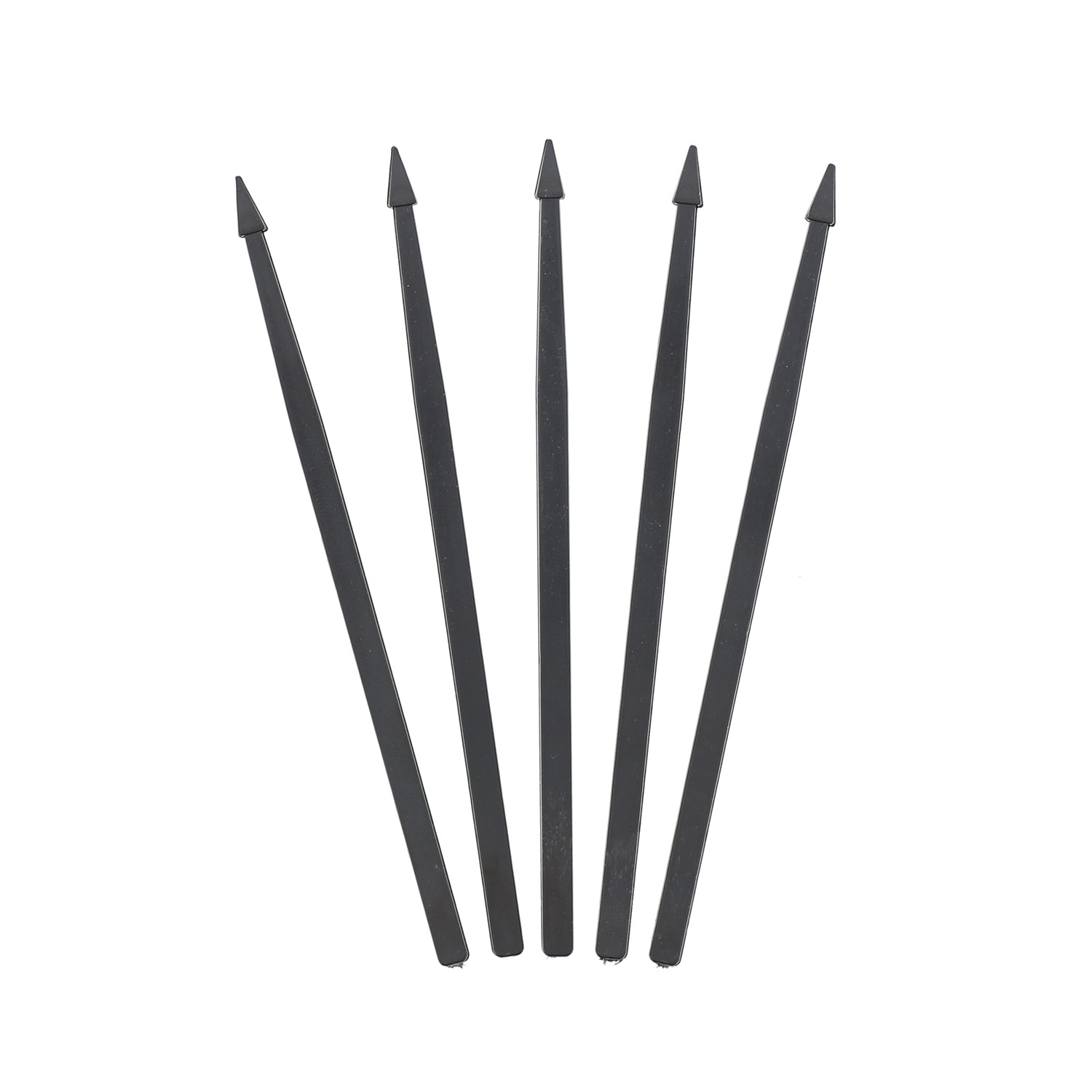 Premium Black Plastic Arrow Picks