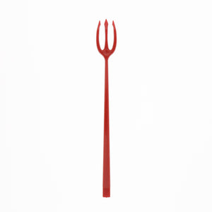 Plastic 3 Prong Red Devil Fork