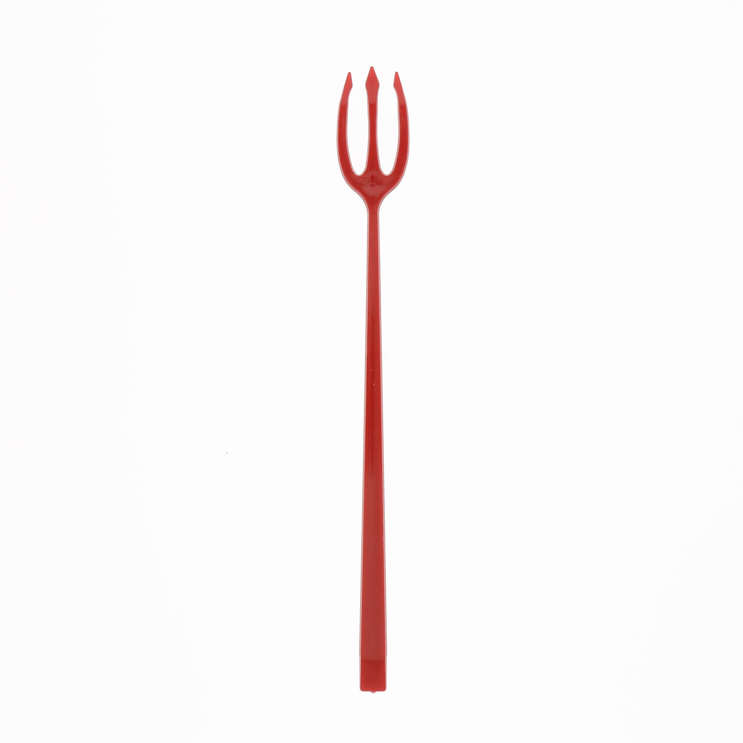 Plastic 3 Prong Red Devil Fork