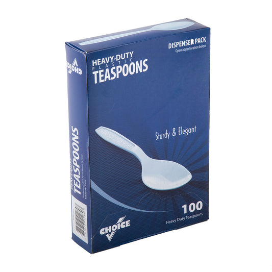 inner box of Heavy Champagne Retail Boxed Polystyrene Teaspoons