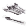 Heavy Weight Black Polypropylene Individually Wrapped Teaspoons