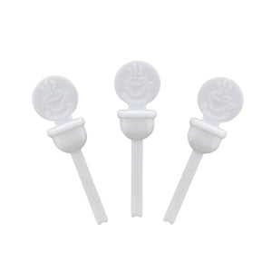 White Circle Beverage Plugs