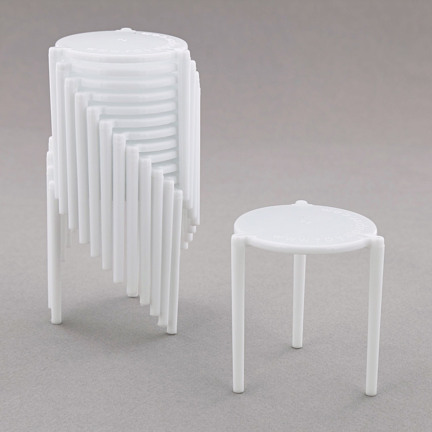 2" Tabletop Pizza Savers in a stack