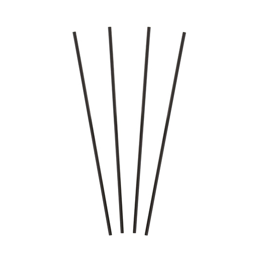 7.5" Black Sip Straws
