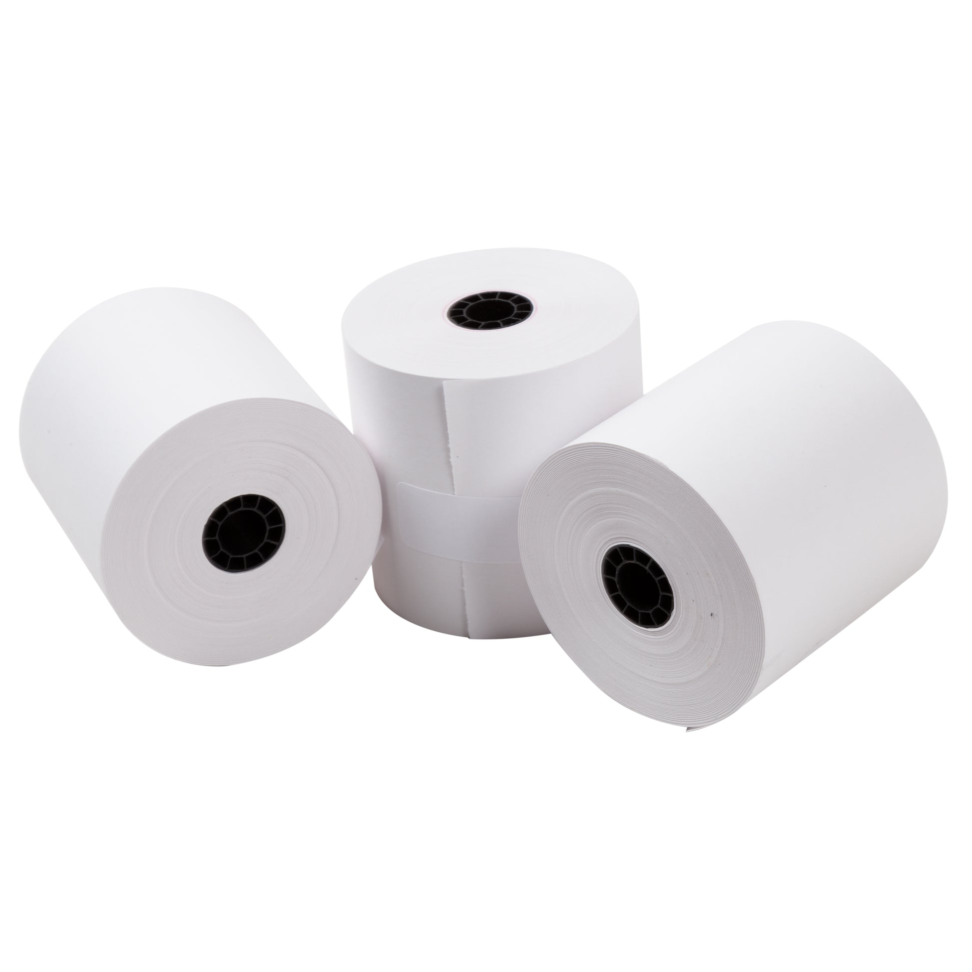 3 rolls of white 3" x 190' bond paper